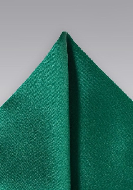 Forest Green Pocket Square