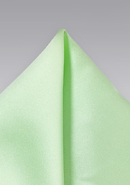 Light Mint Color Pocket Square