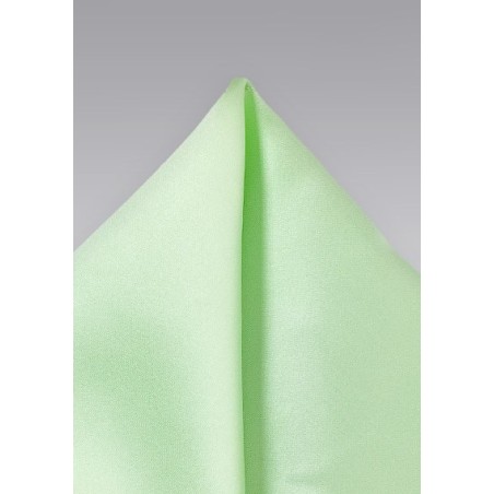Light Mint Color Pocket Square
