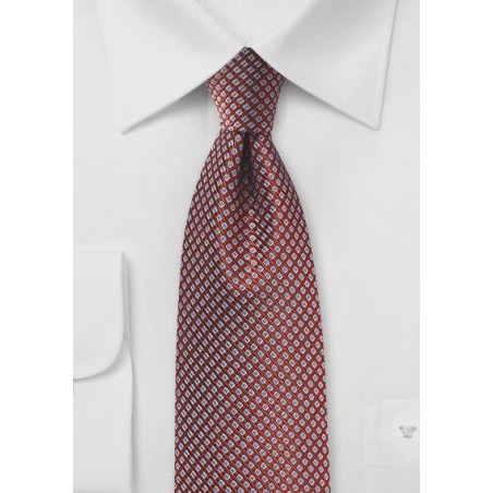 Woven Checks in Copper and Blue