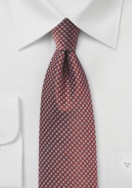 Woven Checks in Copper and Blue