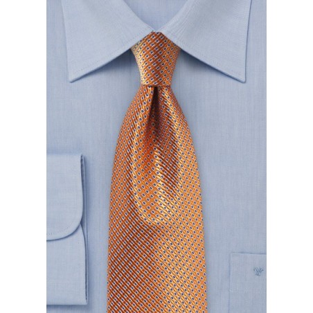 Rose Gold Colored Silk Tie