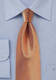 Rose Gold Colored Silk Tie