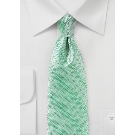 Modern Tie in Neptune Green
