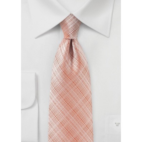 Salmon Colored Summer Tie