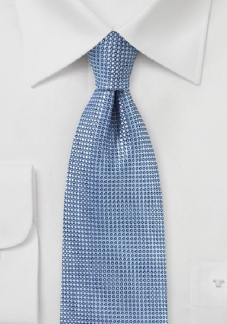 Textured Designer Tie in Blue