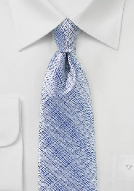 Textured Mens Tie in Kentucky Blue