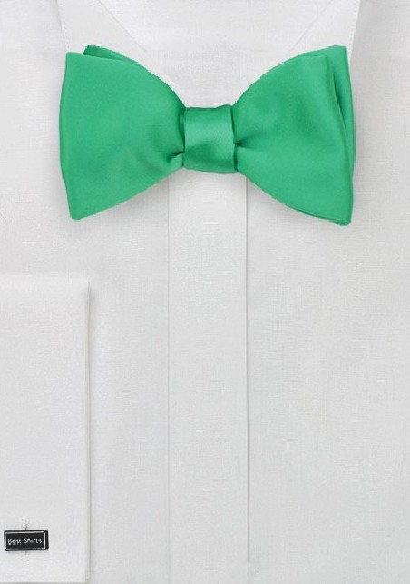 Self Tie Bow Tie in Emerald