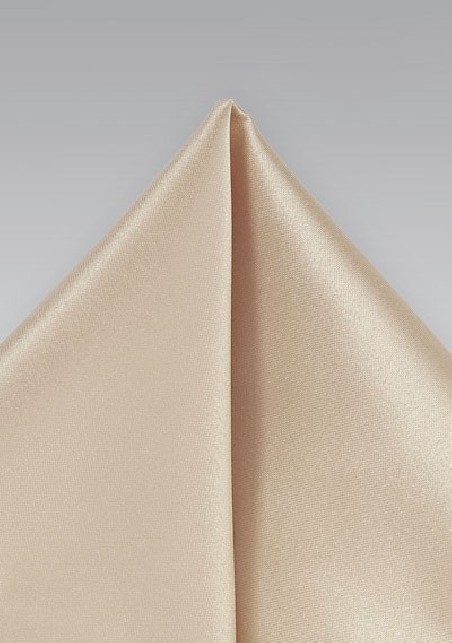 Pocket Square in Gold Champange