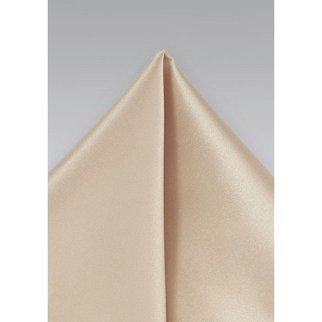 Pocket Square in Gold Champange