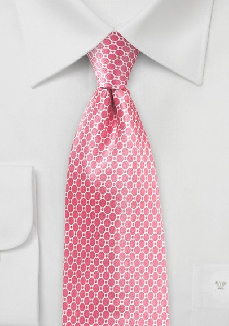 Confetti Pink Silk Designer Tie