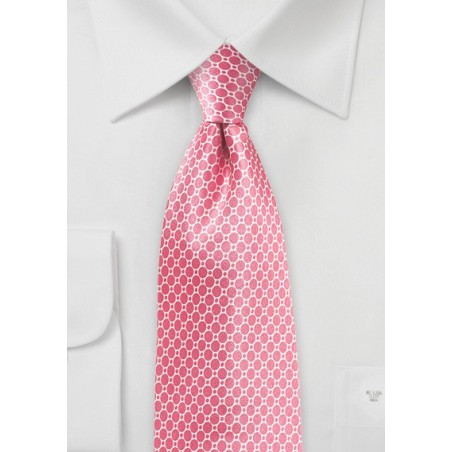 Confetti Pink Silk Designer Tie