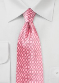 Confetti Pink Silk Designer Tie