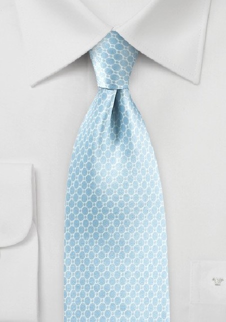 Satin Silk Tie in Dream Blue