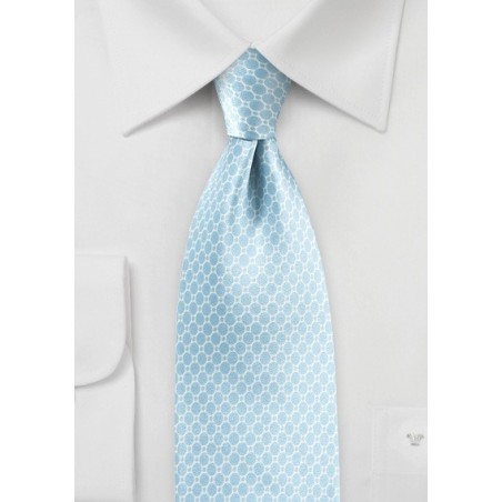 Satin Silk Tie in Dream Blue