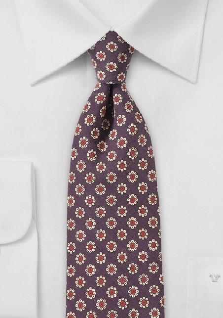 Vintage Florals in Burgundy