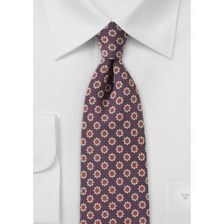 Vintage Florals in Burgundy
