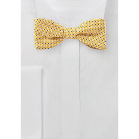 Canary Yellow Summer Bow Tie
