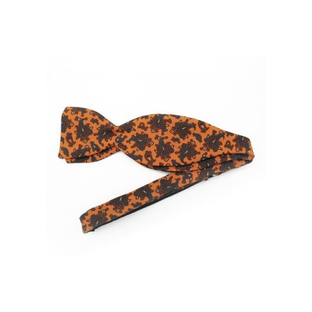 Golden Paisley Bow tie in Wool