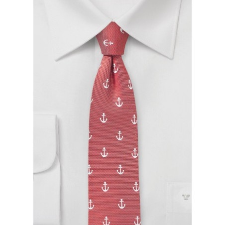 Skinny Anchors in Red