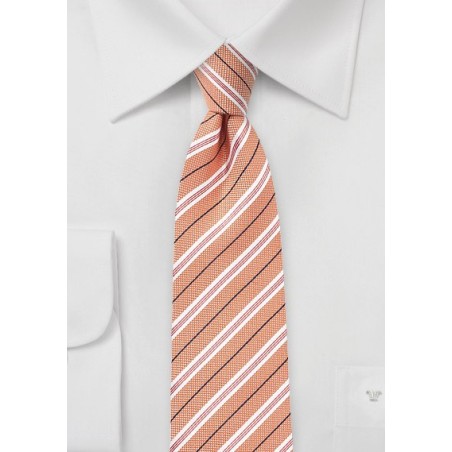 Nectarine Skinny Summer Tie