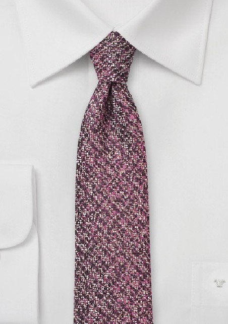 Port Red Tweed Tie