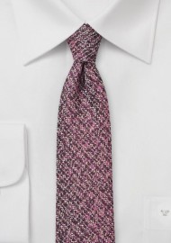 Port Red Tweed Tie