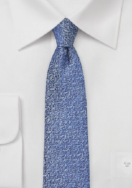 Ultramarine Blue Skinny Tie