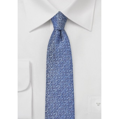 Ultramarine Blue Skinny Tie