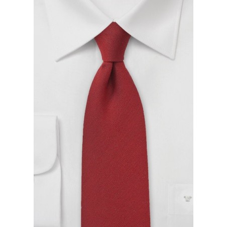 Russet Colored Tie with Matte Finish