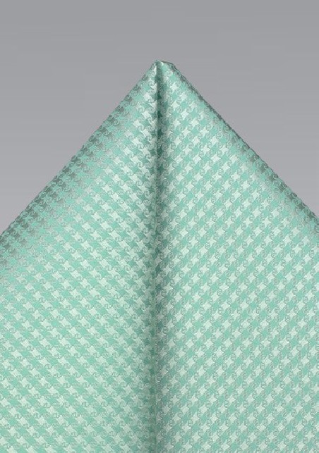 Summer Pocket Square in Clover Green