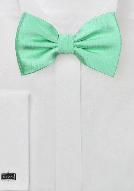 Bright Mint Bow Tie