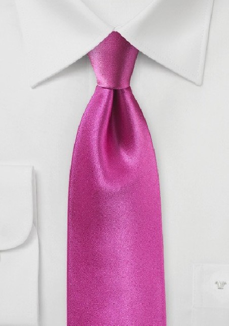 Solid Tie in Very Berry