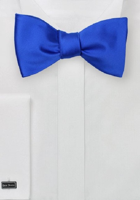 Self Tie Bow Tie in Horizon Blue