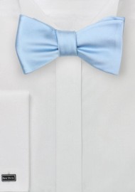 Light Blue Self Tied Bow Tie