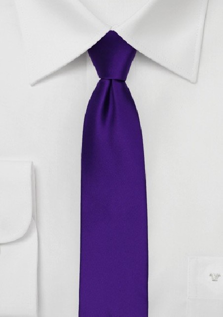 Skinny Tie in Regency Purple