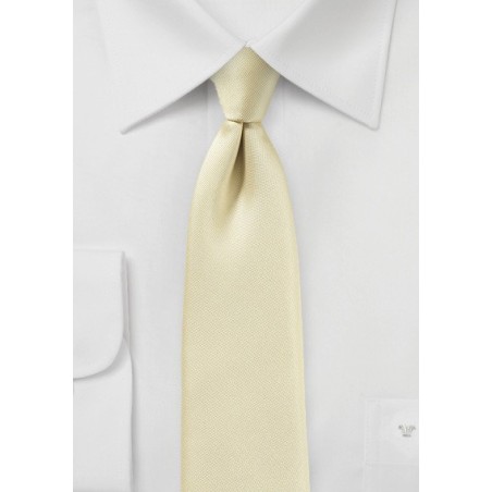 Vanilla Cream Skinny Necktie