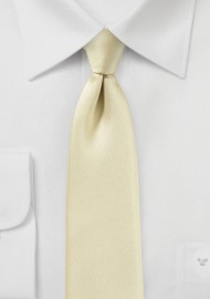 Vanilla Cream Skinny Necktie