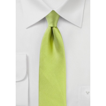Oasis Green Skinny Tie