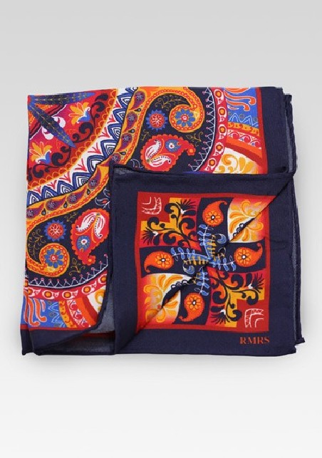 Limited Paisley Print Hanky