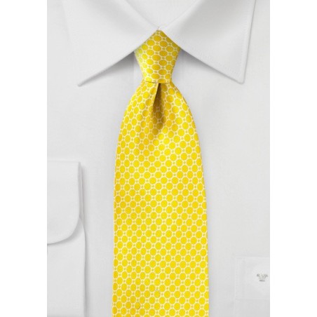 Sunbeam Yellow Silk Tie