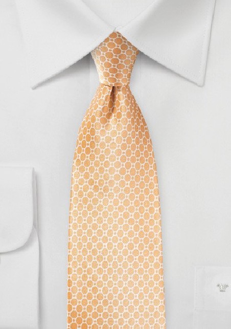 Peach Fuzz Silk Tie