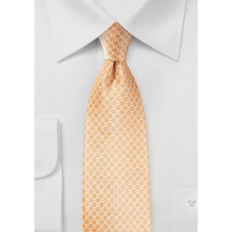 Peach Fuzz Silk Tie
