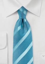 Pool Striped Summer Silk Tie