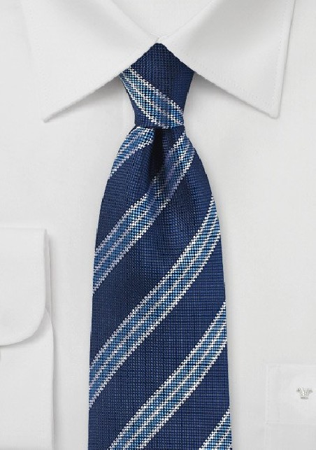 Blue Striped Tie by Parsley