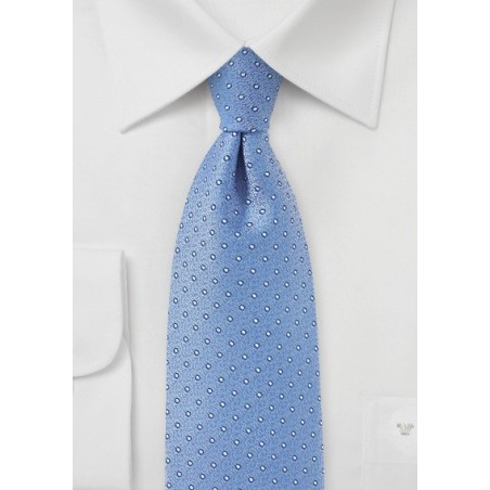 Periwinkle Blue Polka Dot Tie