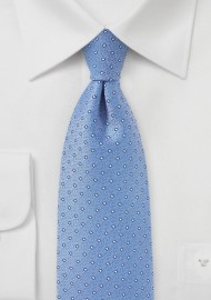 Periwinkle Blue Polka Dot Tie
