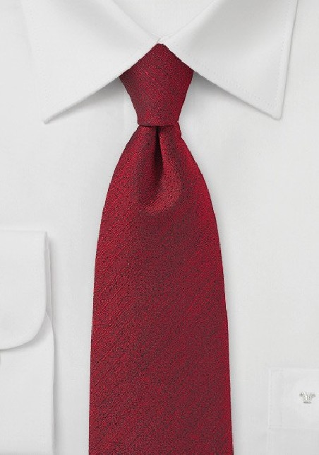 Rosewood Red Textured Tie