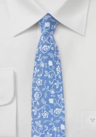 Sky Blue Summer Cotton Tie