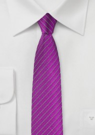 Skinny Tie in Vivid Viola